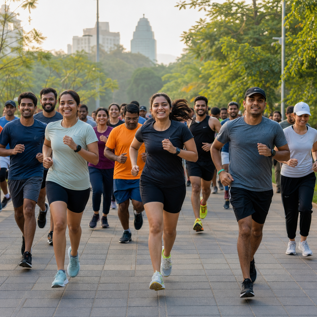 Community 3K run at Botle Open Play