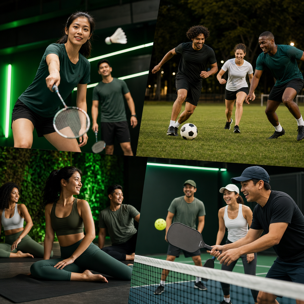 Trying different sports at Botle Open Play