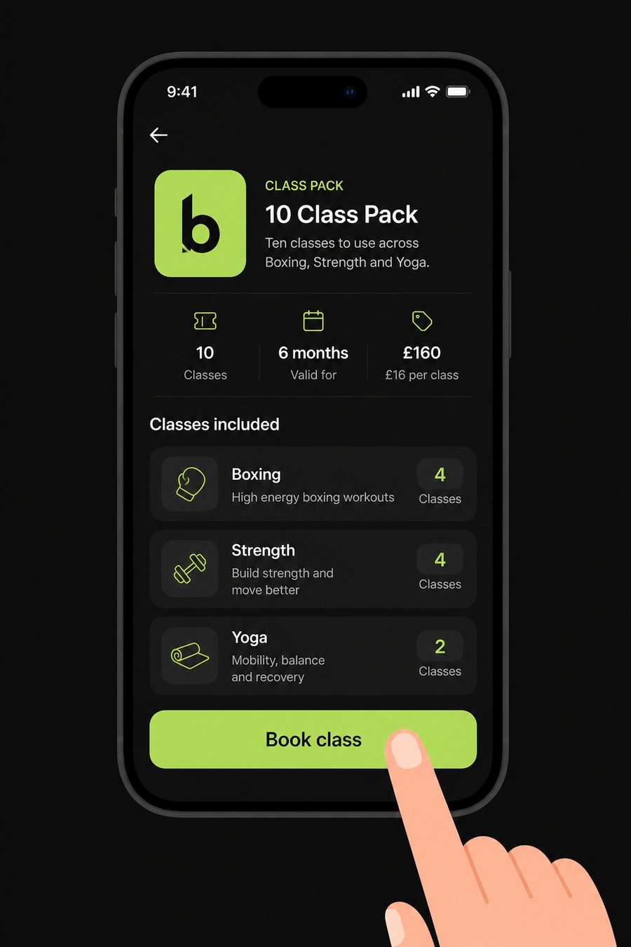 Tap Book class